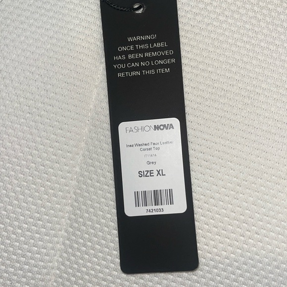 Non stretch Corset top - Picture 3 of 5